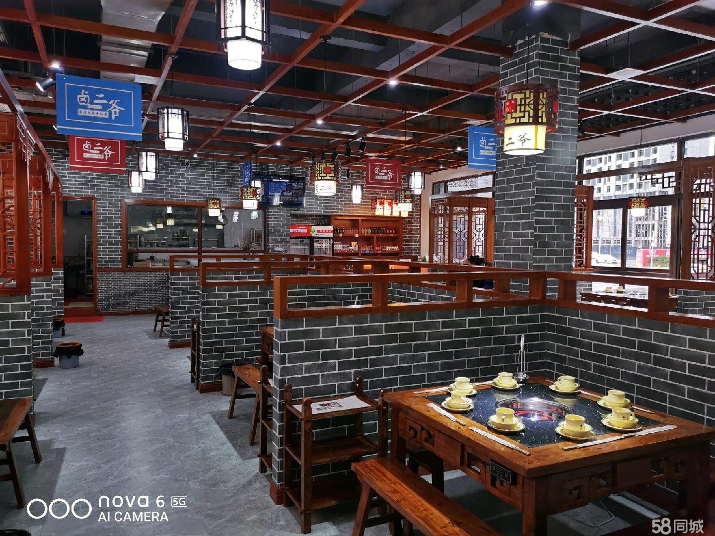 (转让)中式风格装修，店内整洁，还在免租中