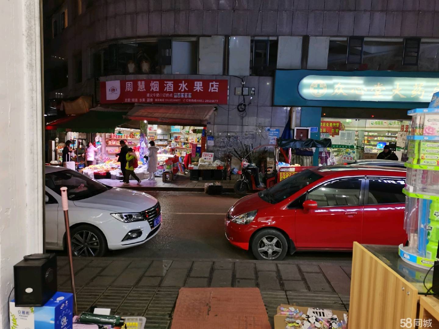 (转让)小区门口，人流量大，有酒店，在建医院