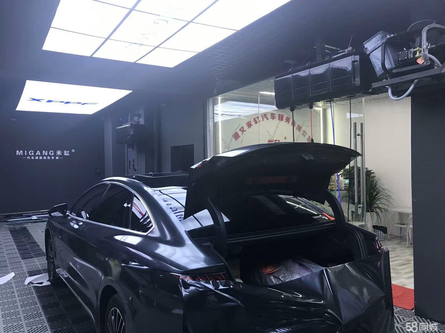 (转让)洗车贴膜美容店，房租还有9个月，固定客源五六百个。