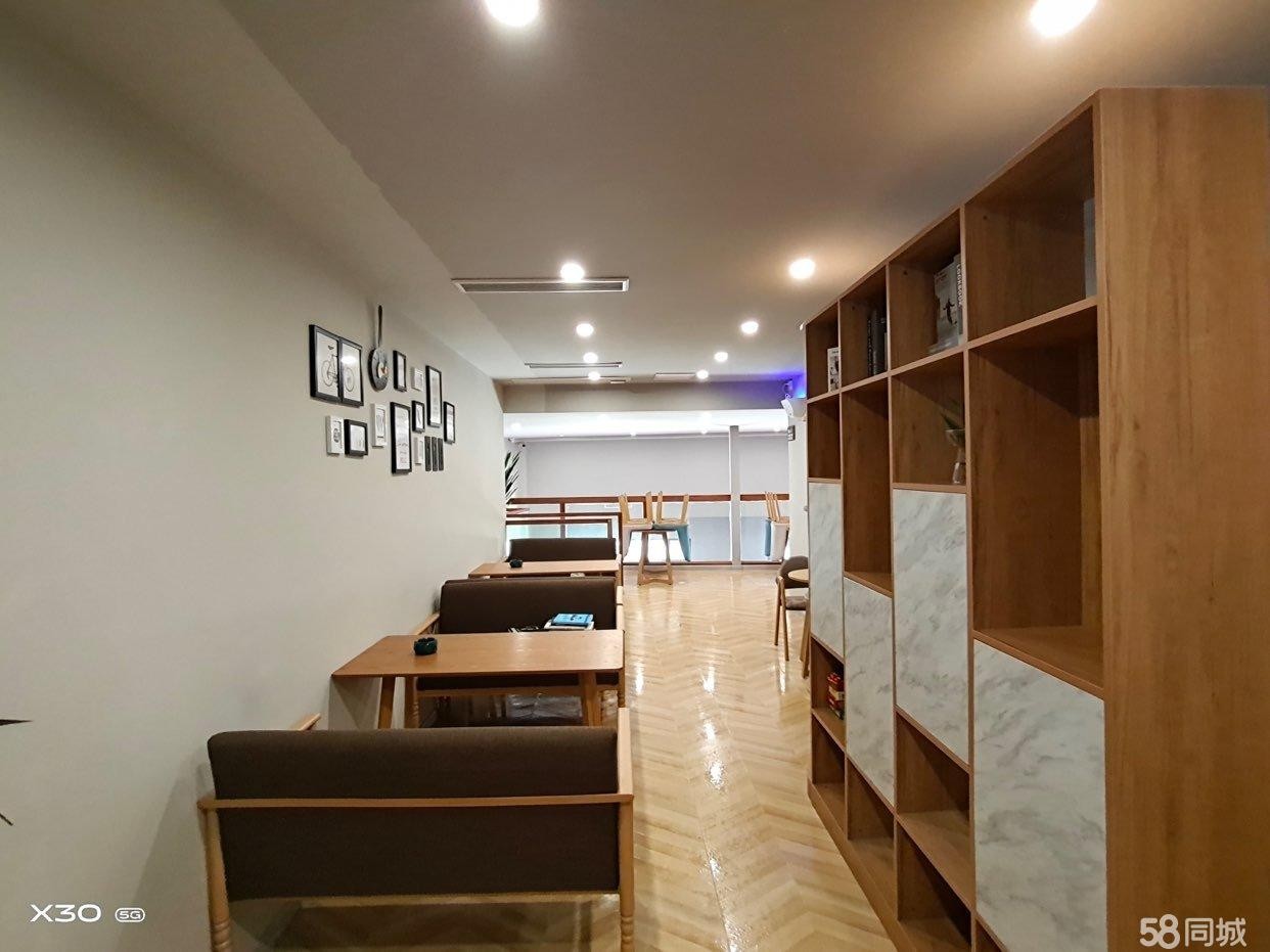 (转让)临街双门头，烘焙店咖啡馆接手即可经营，精装修非中介