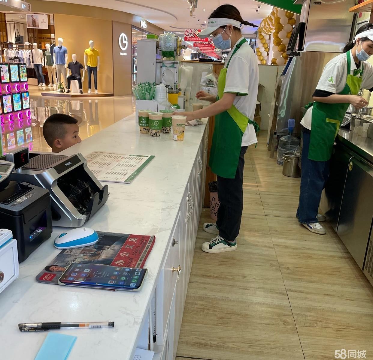 (转让)方圆汇奶茶吧品牌转让,人流量大,生意好,因没有人手转让