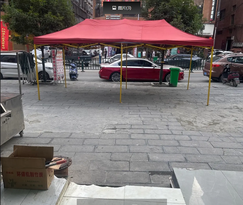 (转让)门面位置优越，街道酒店旁，客流量大