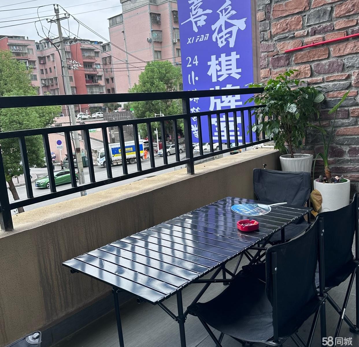(转让)临街店铺二=楼棋牌室转让