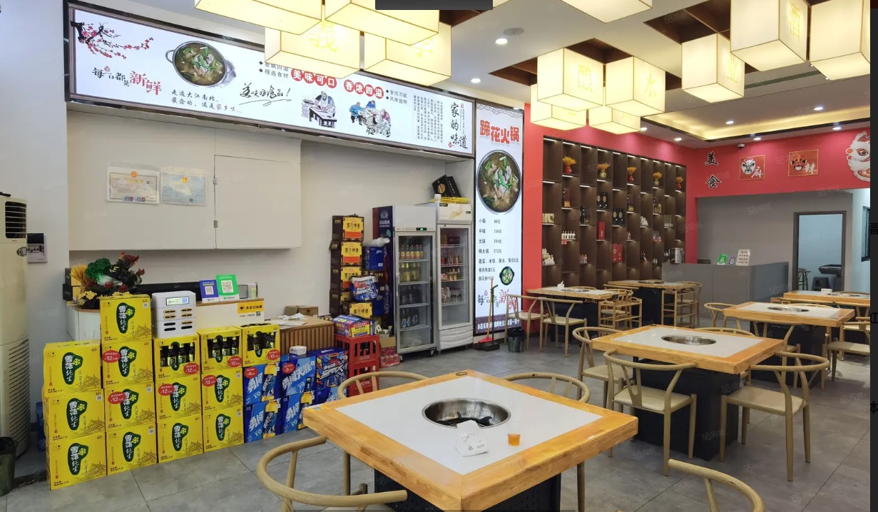 (转让)餐饮一条街，街边店，人流量大