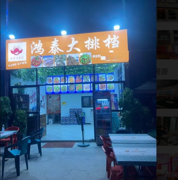 (转让)遵义市保利酷嗨游乐园停车场出入口保利之夜美食街1号门面