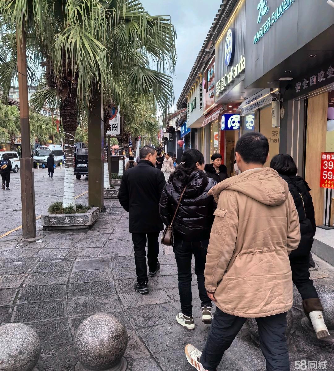 (转让)遵义老城步行街，人流很大