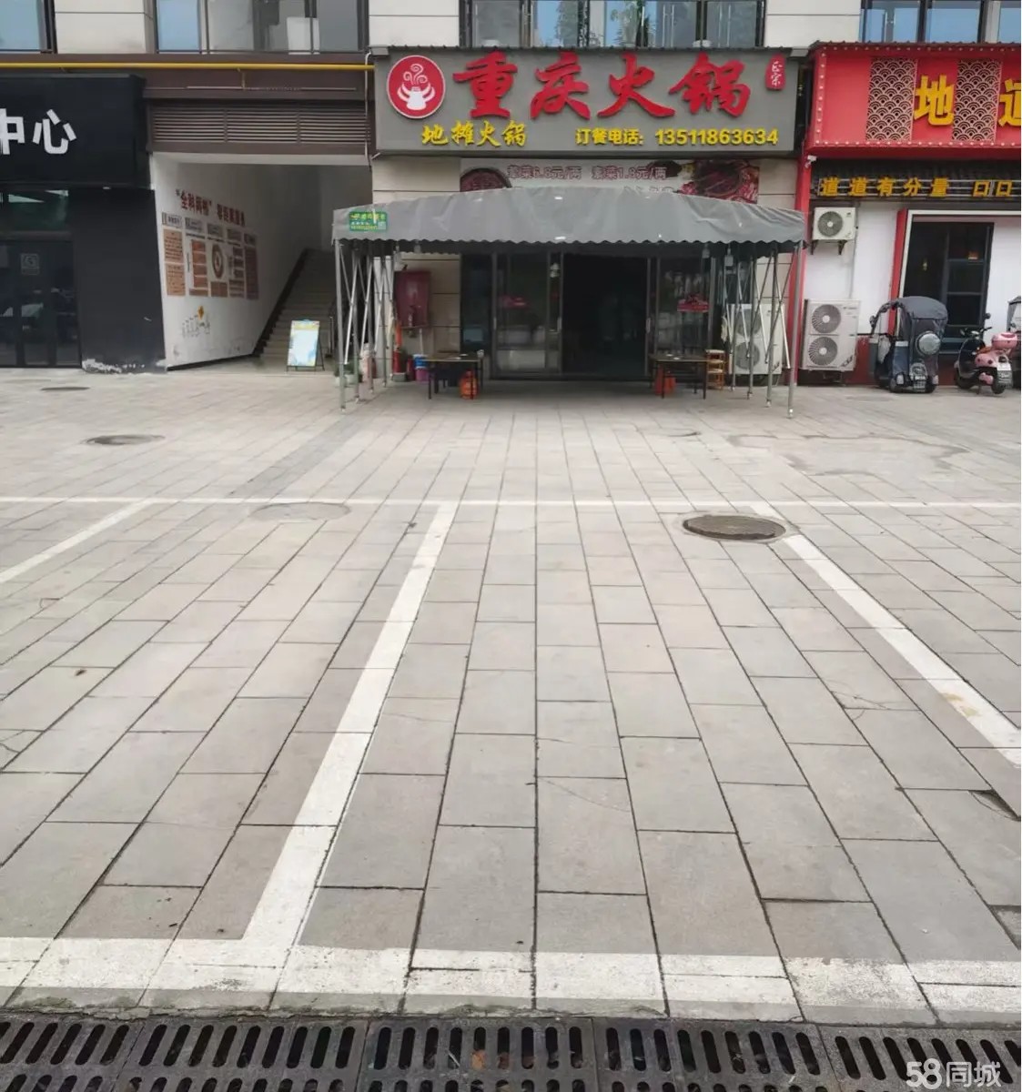 (转让)带外摆门店转让，周边都是餐饮