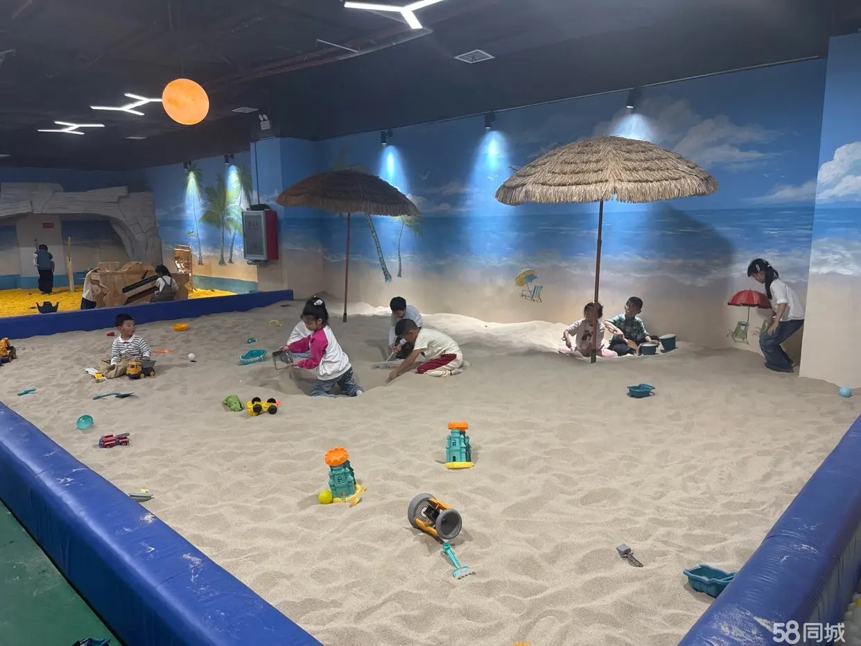 转让）以海边为风格打造的一家室内赶海乐园，整体转让，接手可经营。
