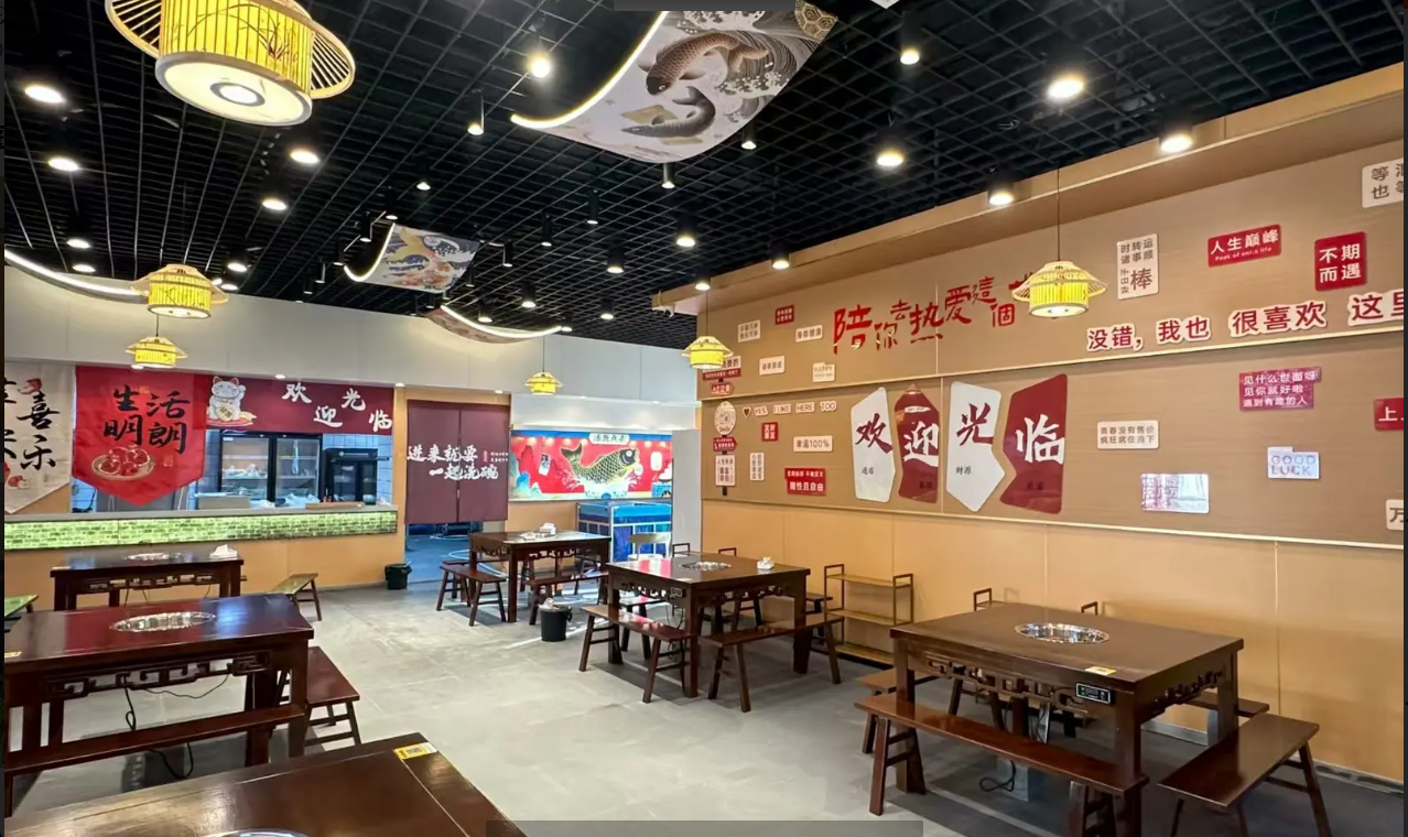 (转让)位置优越，外摆区大可做茶楼餐饮娱乐，做火锅接手即可经营